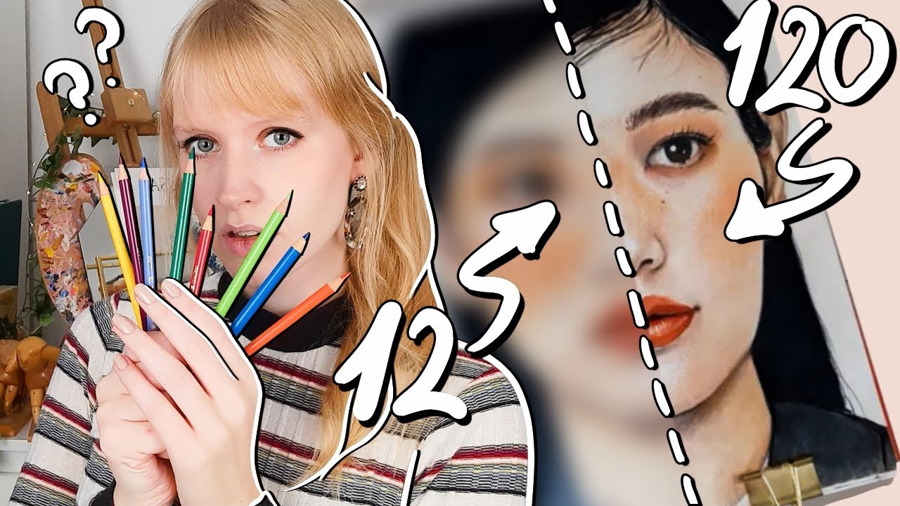 Reichen 12 POLYCHROMOS , um REALISTISCH zu MALEN? || ich Teste die kleinste Box von Faber-Castell