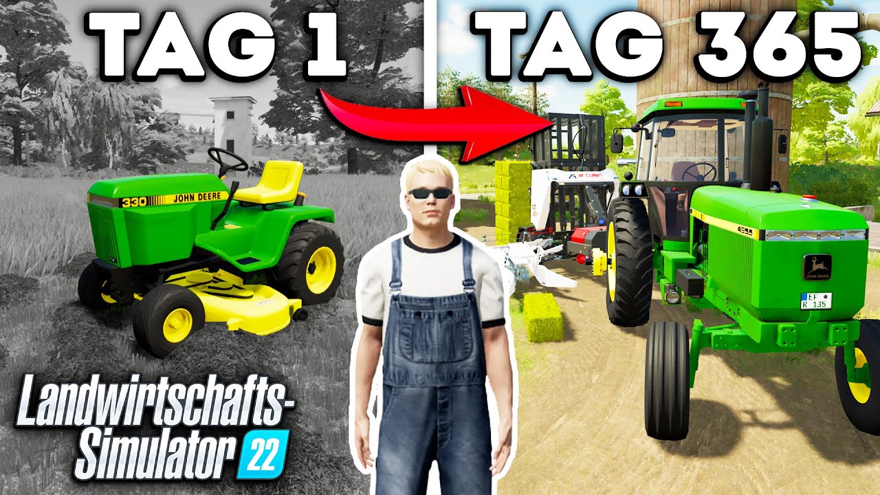 EIN JAHR FARMENTWICKLUNG! Beginnend mit 0€! Landwirtschafts-Simulator 22
