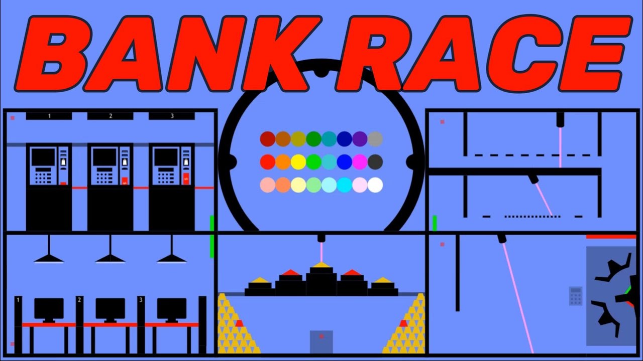 24 Marble Race EP. 1: Bank Race (by Algodoo)