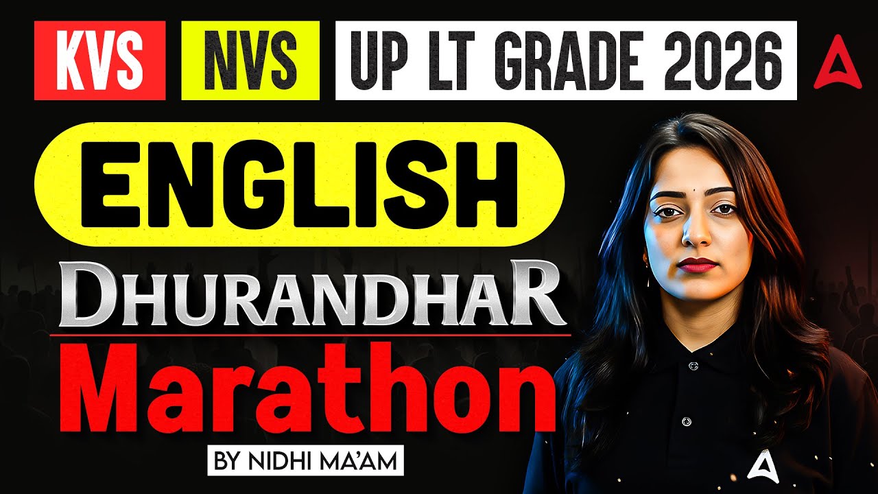 LT Grade/KVS/NVS English Marathon | KVS/NVS English PYQ's & Expected Questions Marathon By Nidhi Mam