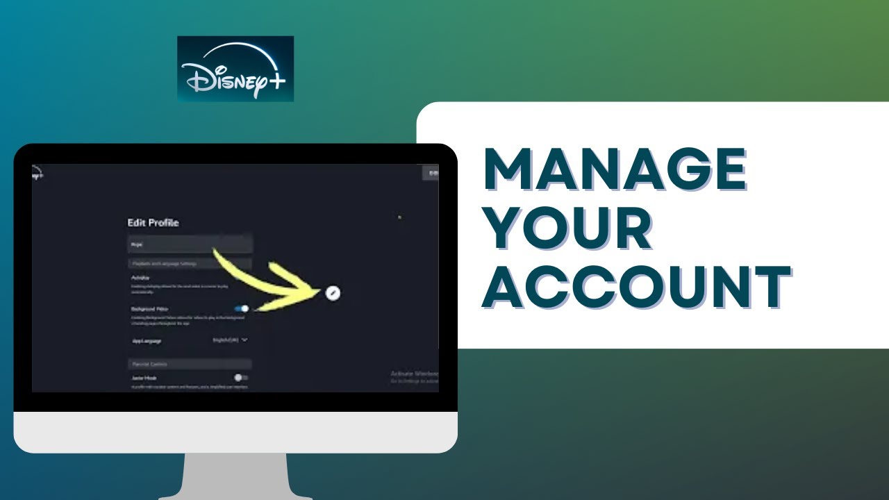 How to Manage Your Account on Disney Plus? Organize Your Account on Disney Plus on PC 2024