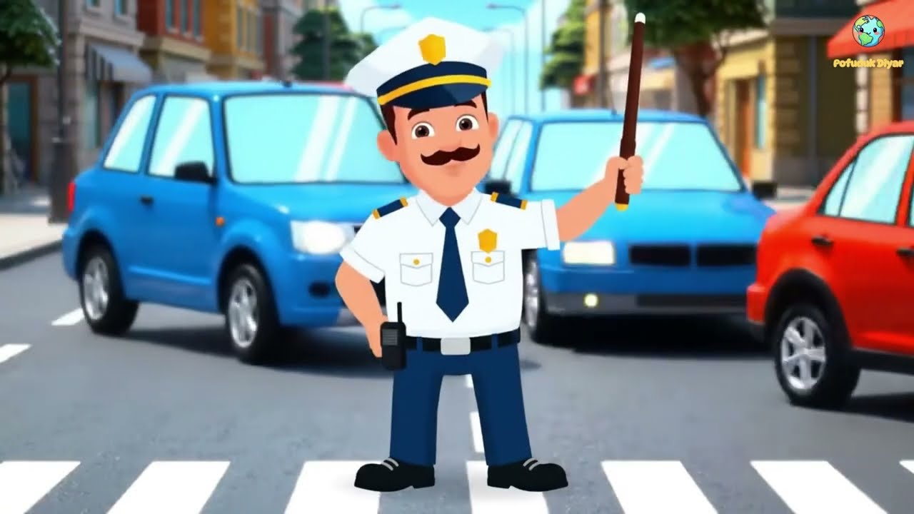 Polis Amca Yardıma Geldi! 👮&zwj;♂️- Neşeli &Ccedil;ocuk Şarkısı | JoliPoli Kids