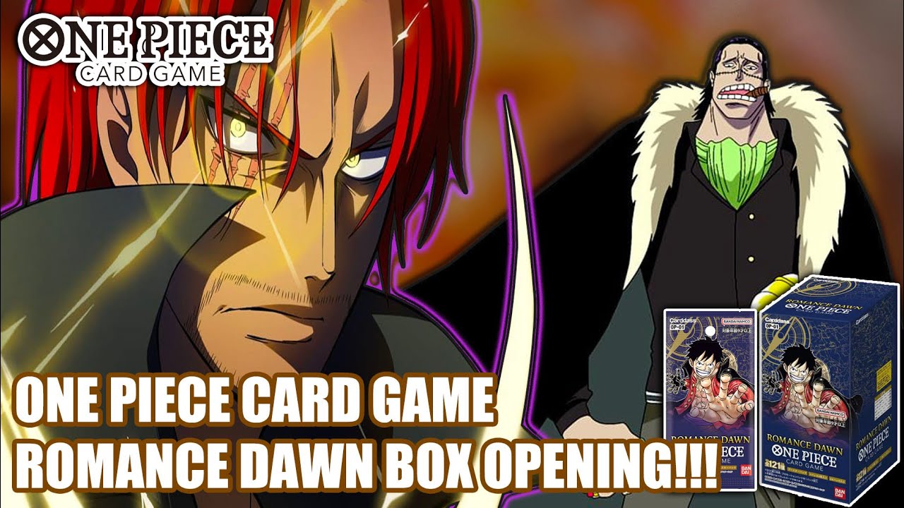 ONE PIECE CARD GAME ROMANCE DAWN BOX OPENING | ONE PIECE CARD GAME