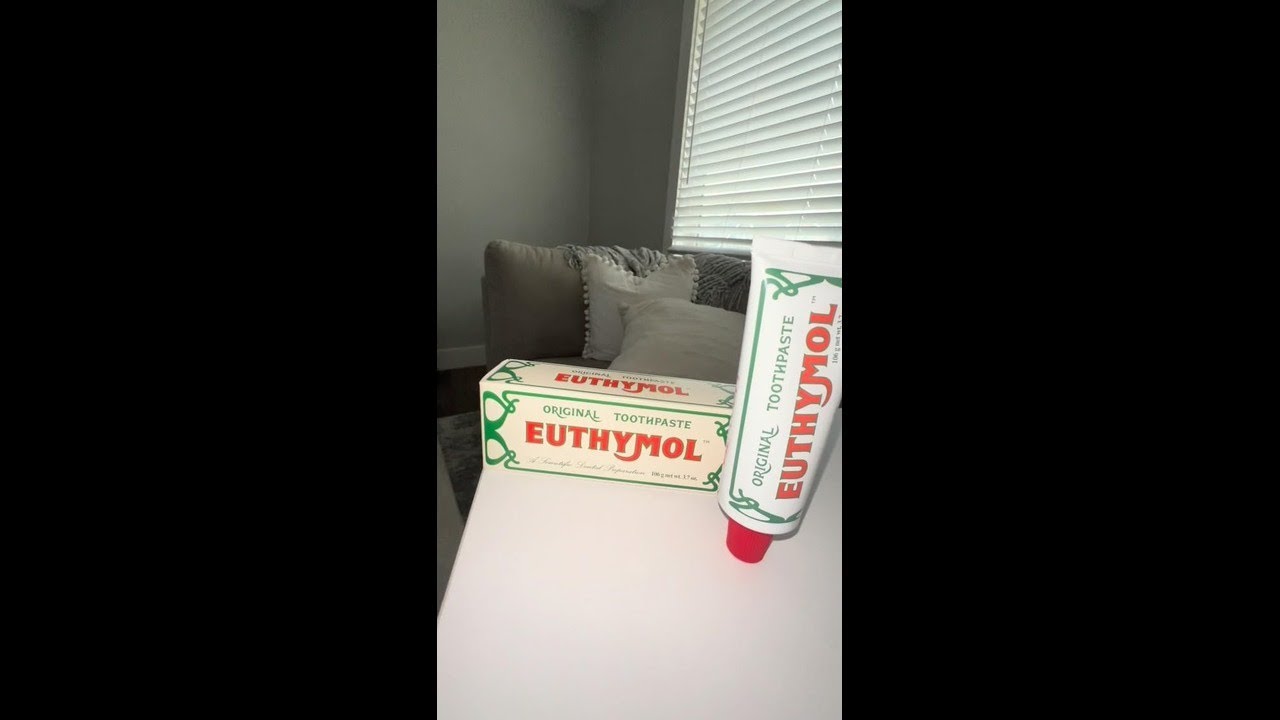 EUTHYMOL Original Pink Toothpaste (3.7fl oz/Pack of 1) - Fluoride-Free Toothpaste for Sensitive Teet
