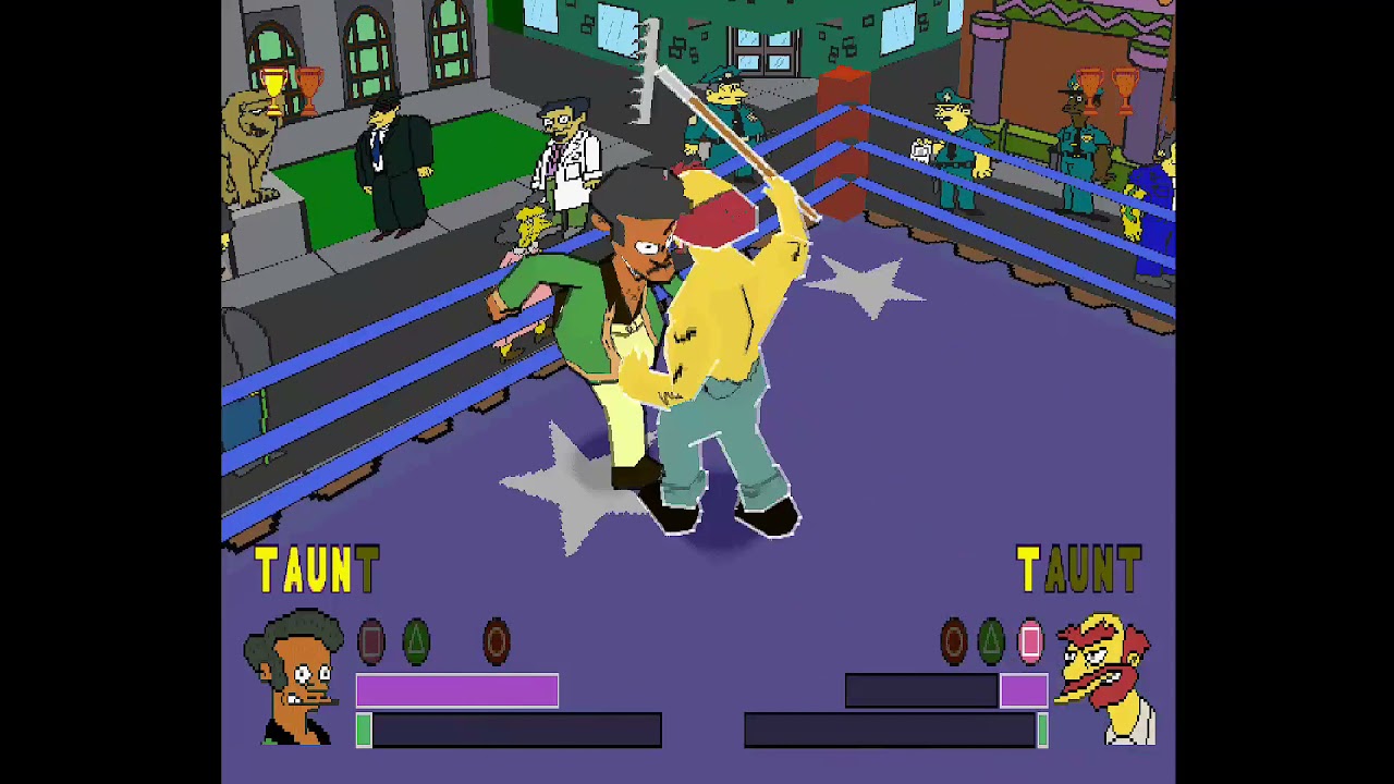The Simpsons Wrestling - Champion Circuit #3 with Apu