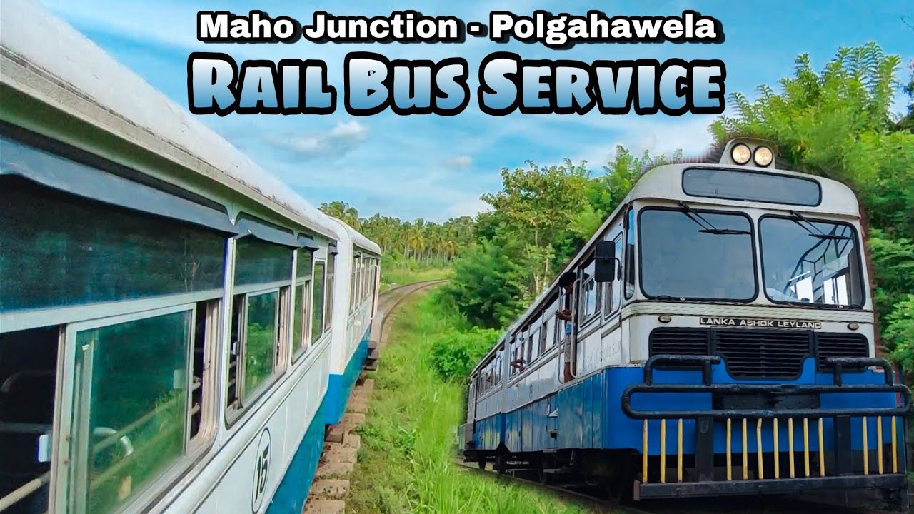 Maho Junction - Polgahawela Rail Bus Service | Journey to Ganewatta - Polgahawela