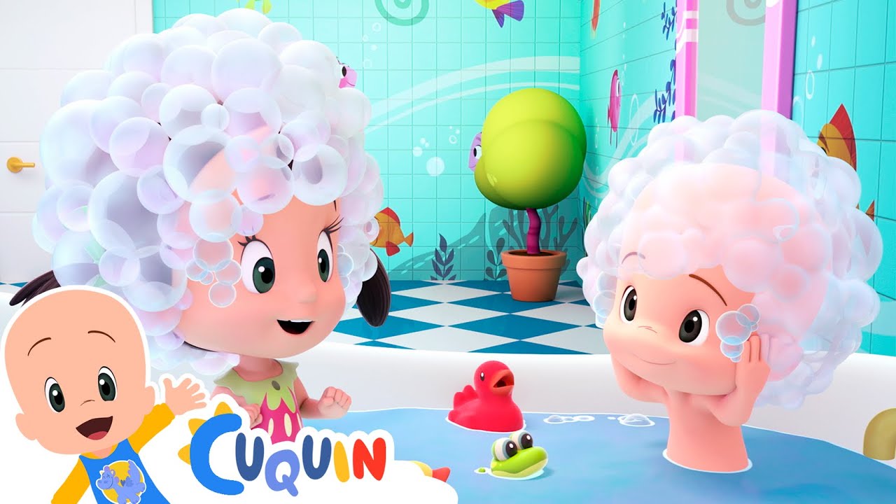 Canción del baño de Cuquín . Cleo y Cuquín en Español.