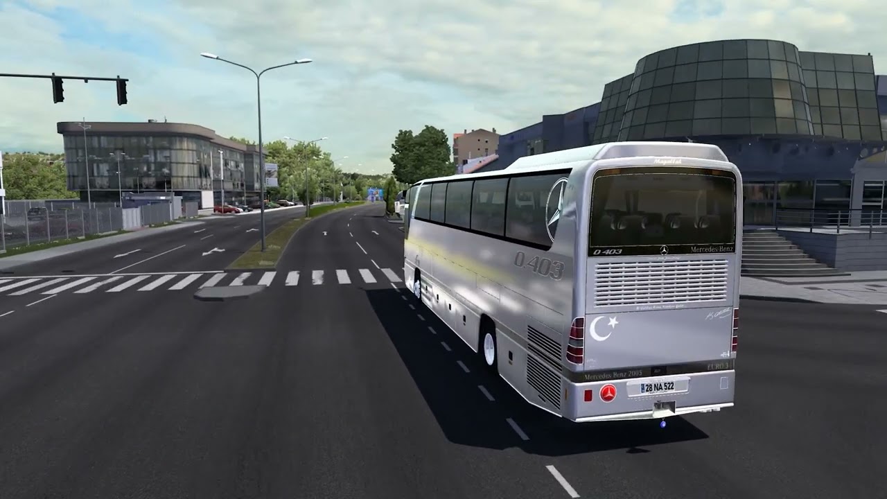 Euro Truck Simulator 2 Bus trip to Zenica with Turkish MB 0403 SHD (part1)