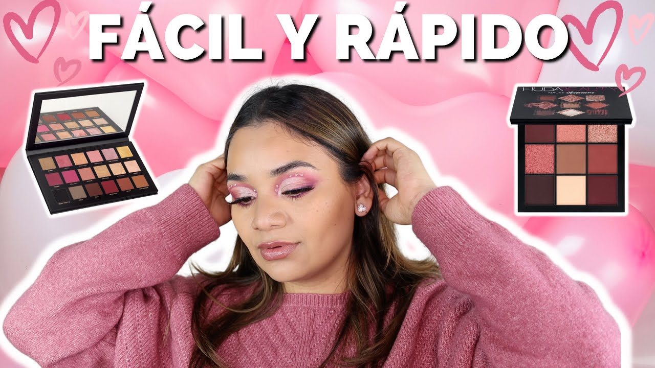 💖 MAQUILLAJE PARA 14 DE FEBRERO EN TONOS ROSAS 💖