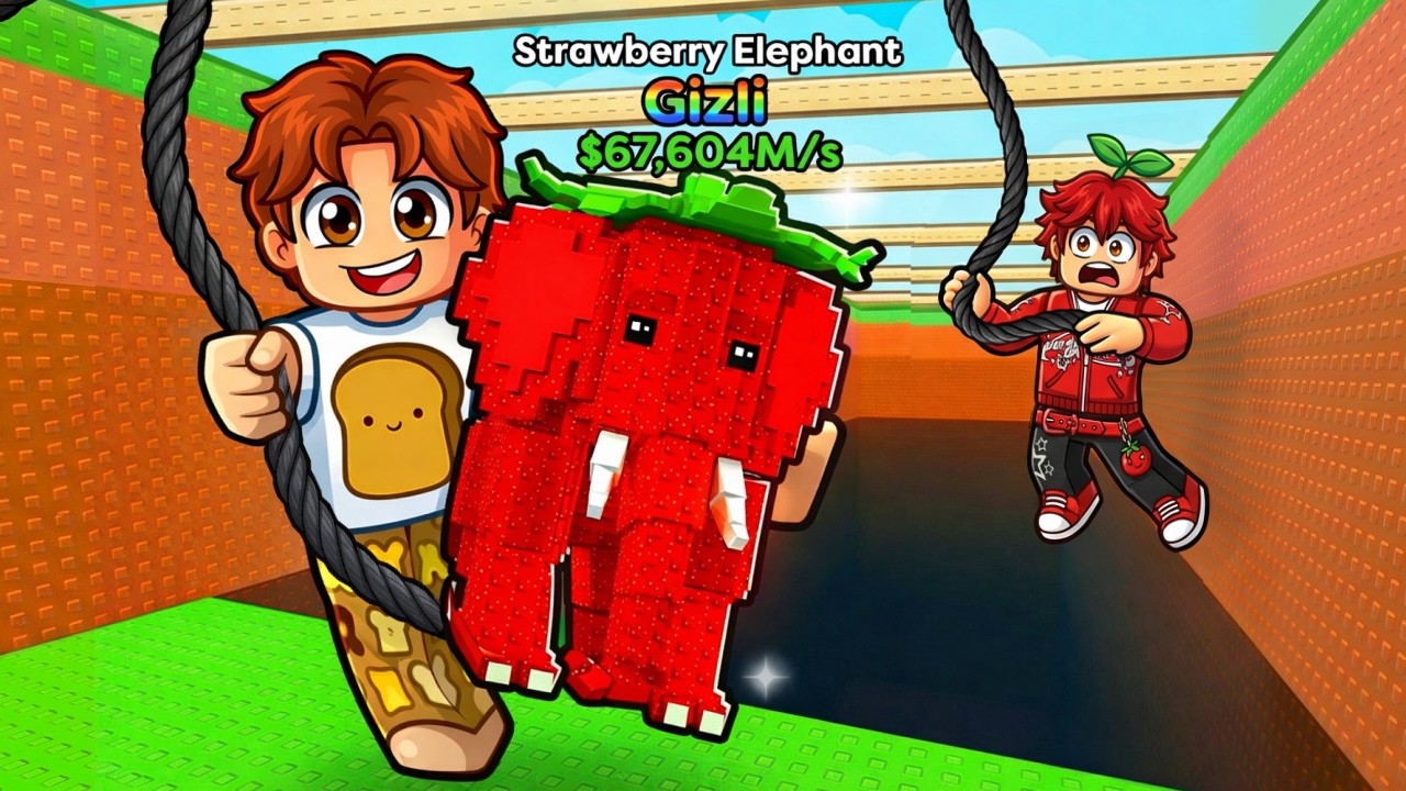 İP İLE SALANARAK EN İYİ BRAİNROTLARI TOPLADIM! - Roblox