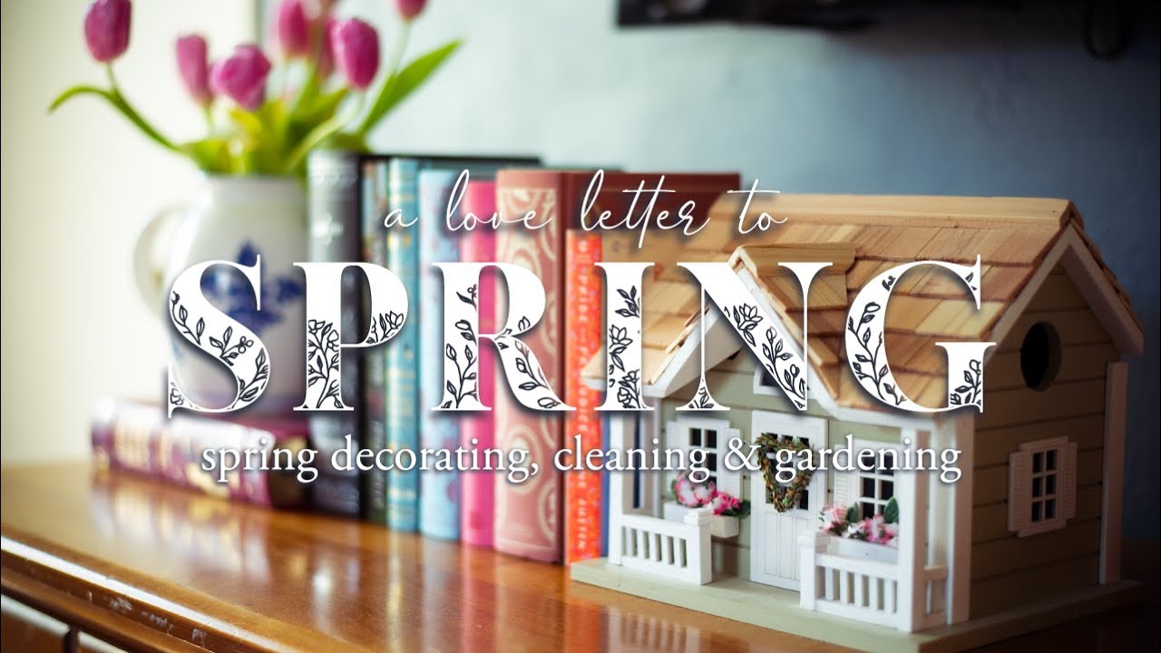 Spring day in the cottage 🌼  thrift haul, home decor, spring cleaning and gardening