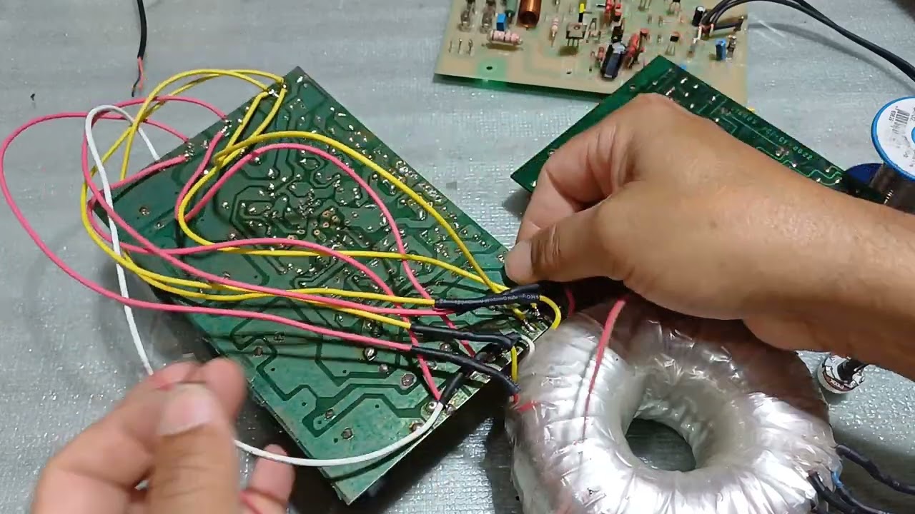 ligando as placas da PA1800 cygnus...