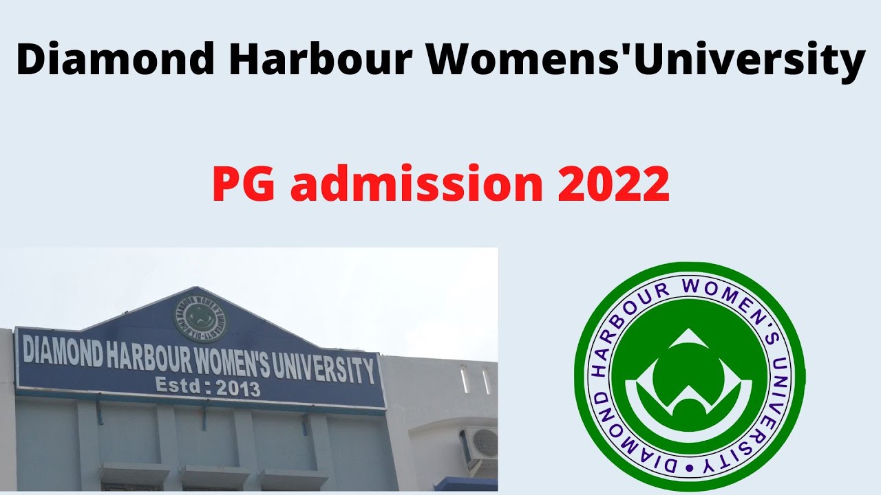 Diamond Harbour Womens' University PG admission 2022