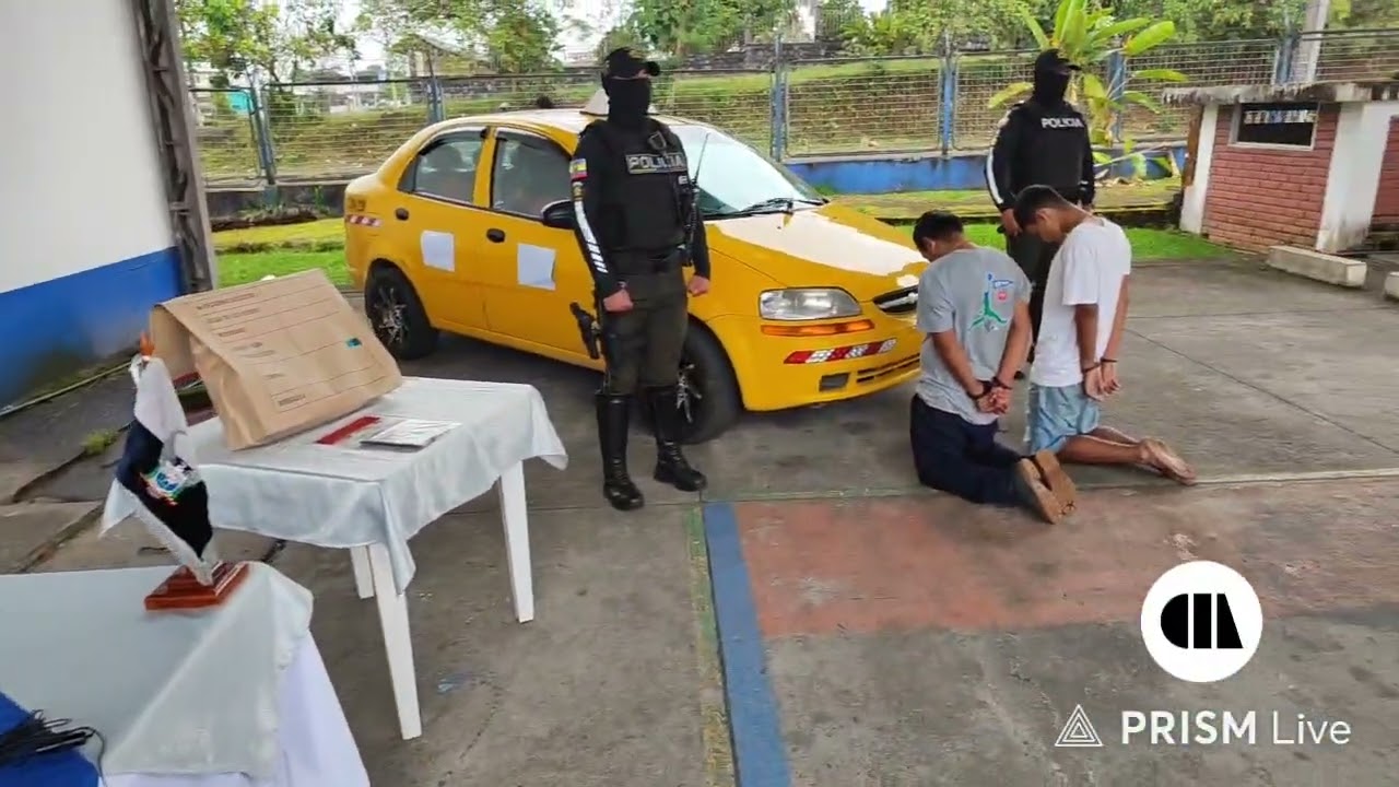 Macas: Dos individuos fueron capturados por un hecho de sngr