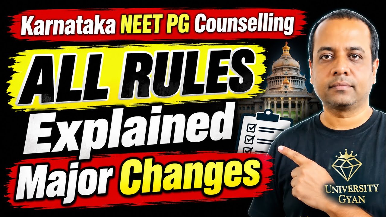 Karnataka NEET PG Counselling, Complete Process And Major Changes | NEET PG 2026 |