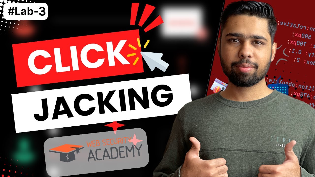 PortSwigger Clickjacking Lab-3 | Clickjacking with a frame buster script