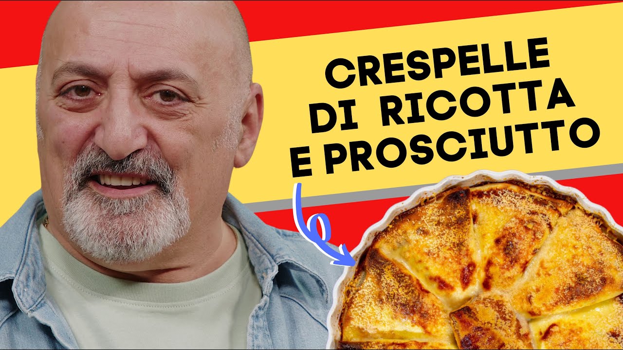 Crespelle di ricotta e prosciutto