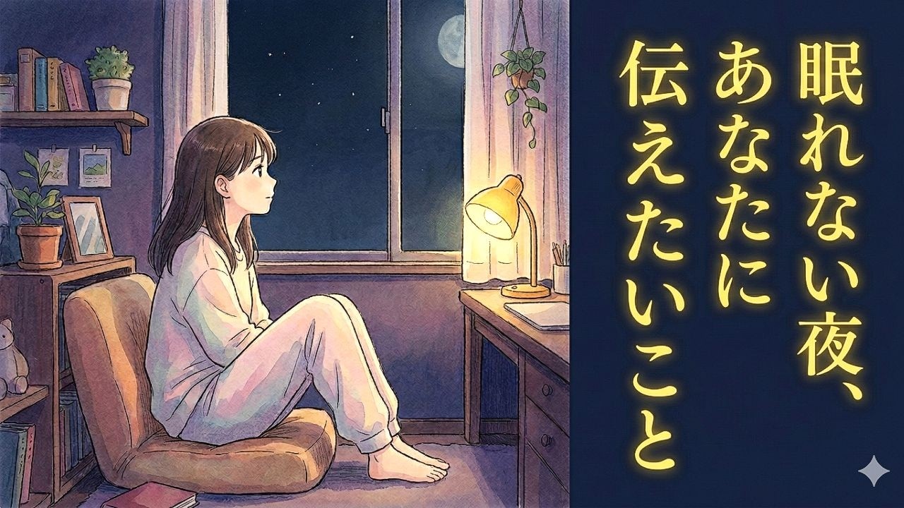 眠れない夜、あなたに伝えたいこと