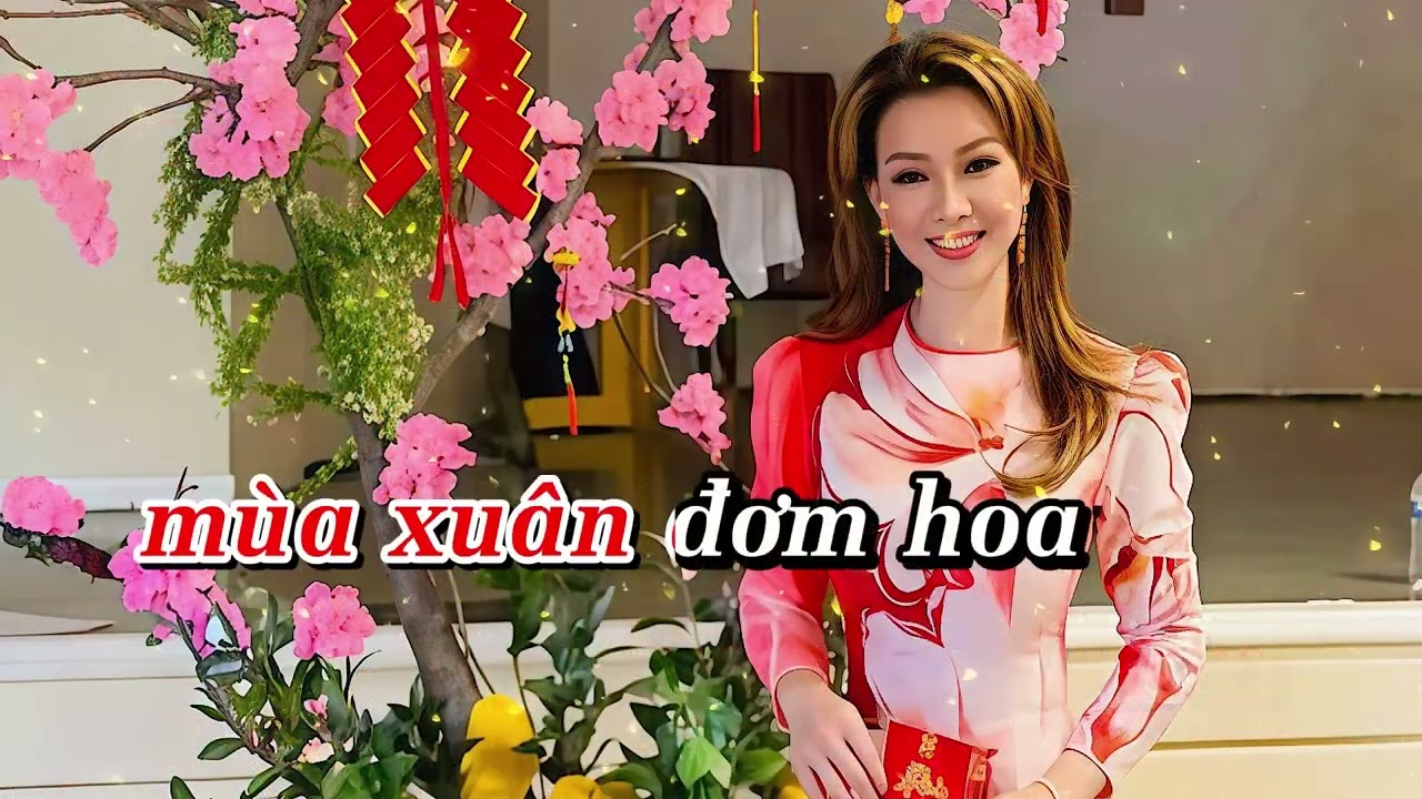NHƯ HOA MÙA XUÂN - THỦY TIÊN KARAOKE CÓ BÈ PHỤ