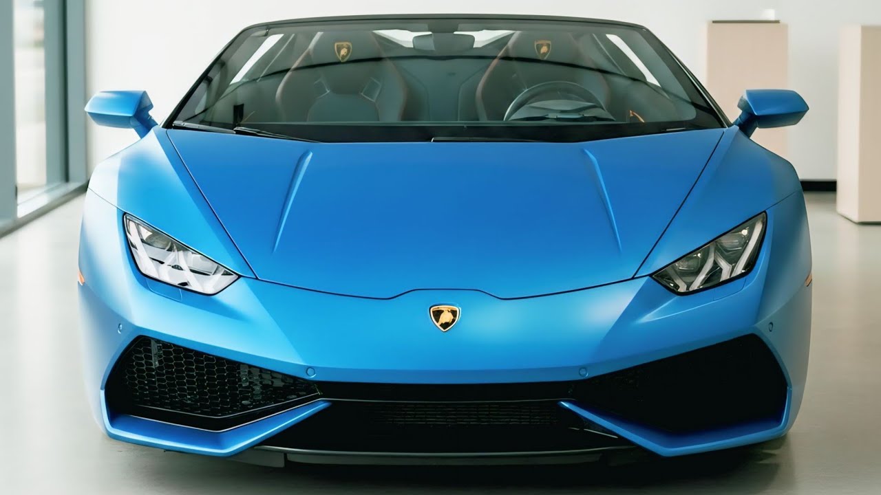 Lamborghini Huracán Spyder Open-Top V10 Supercar 2026 года, который звучит просто невероятно!