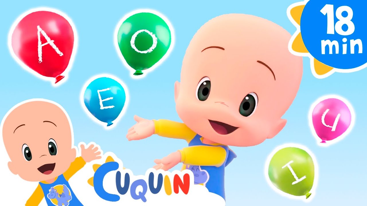 Globos llenos de vocales | Cánticos | Cleo & Cuquín