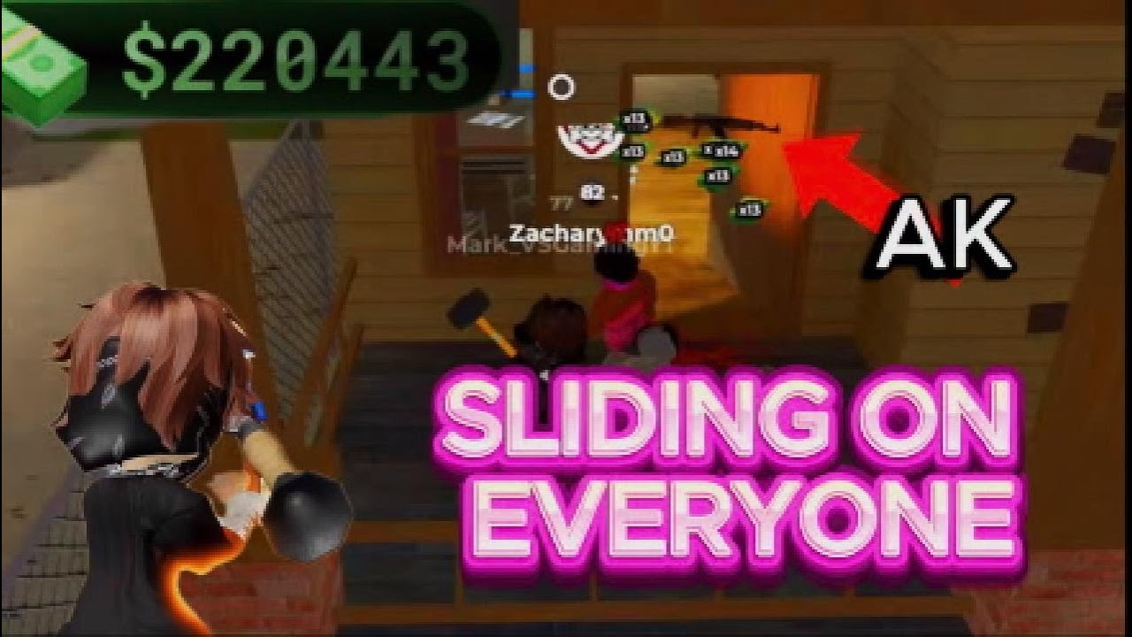 SLIDING ON EVERYONE IN BLOCK SPIN!!