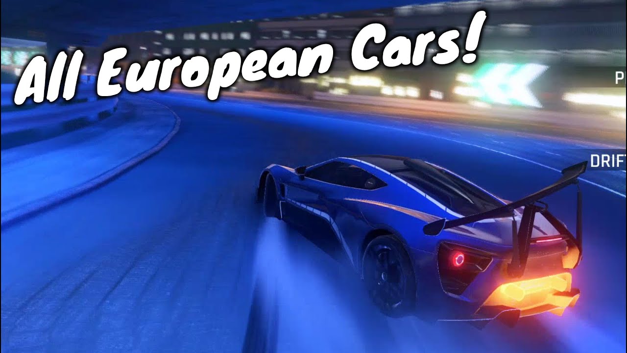 Все машины европейского сезона! | Многопользовательский режим Asphalt 9 European Season