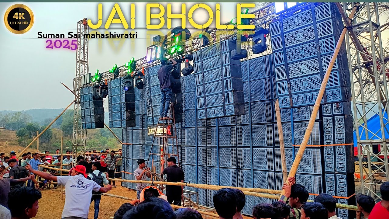 Jai bhole Suman Sai sound test 🥵 mahashivratri 26 /2/2025 #sumansaini #competition #2025  #jaibhole
