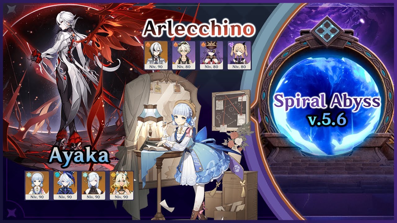 [Kamisato Art] Arlecchino - Kamisato Ayaka | Spiral Abyss Floor 12 v5.6