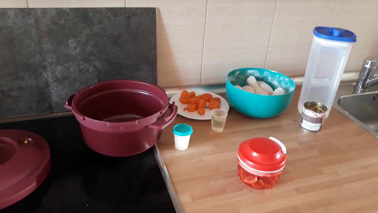 Pollo en olla rápido Tupperware  1