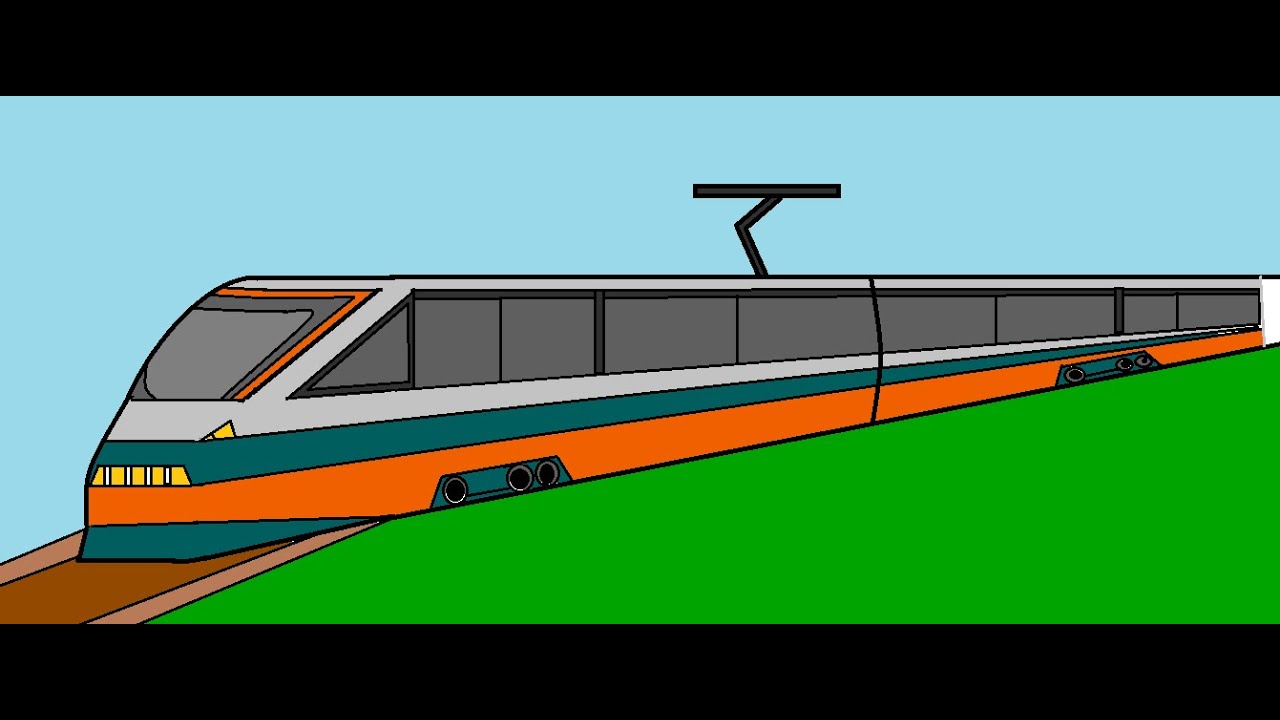 How to draw Bullet Train in MS Paint||Easy drawing Tutorial||Computer Drawing.