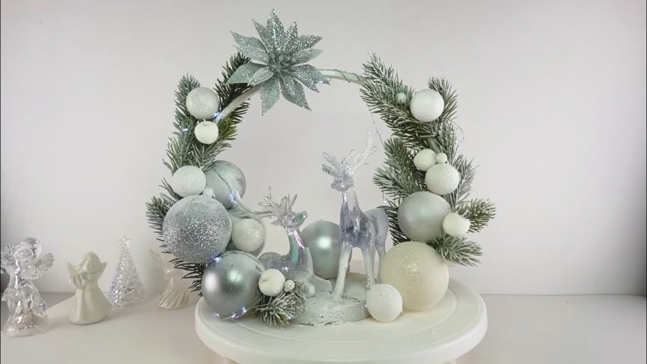 Magical DIY Christmas Table Decoration with Reindeer