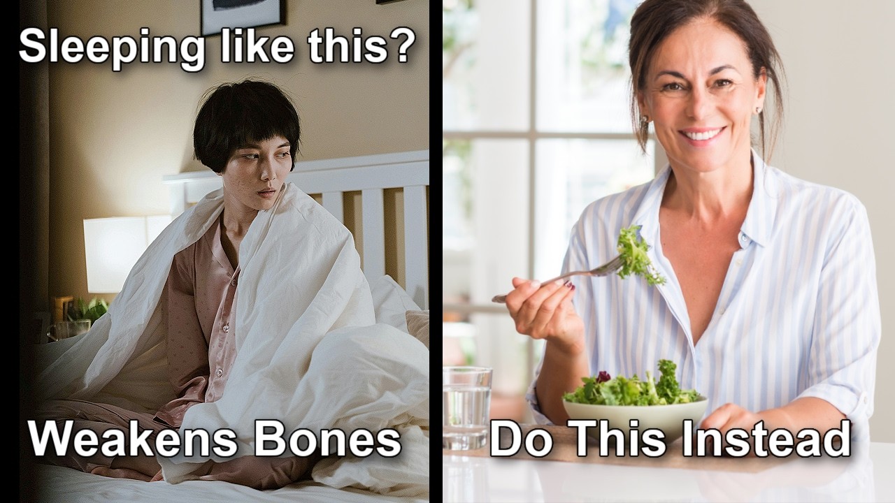 Эта привычка во сне незаметно ослабляет кости после 50 лет, и как это исправить!
