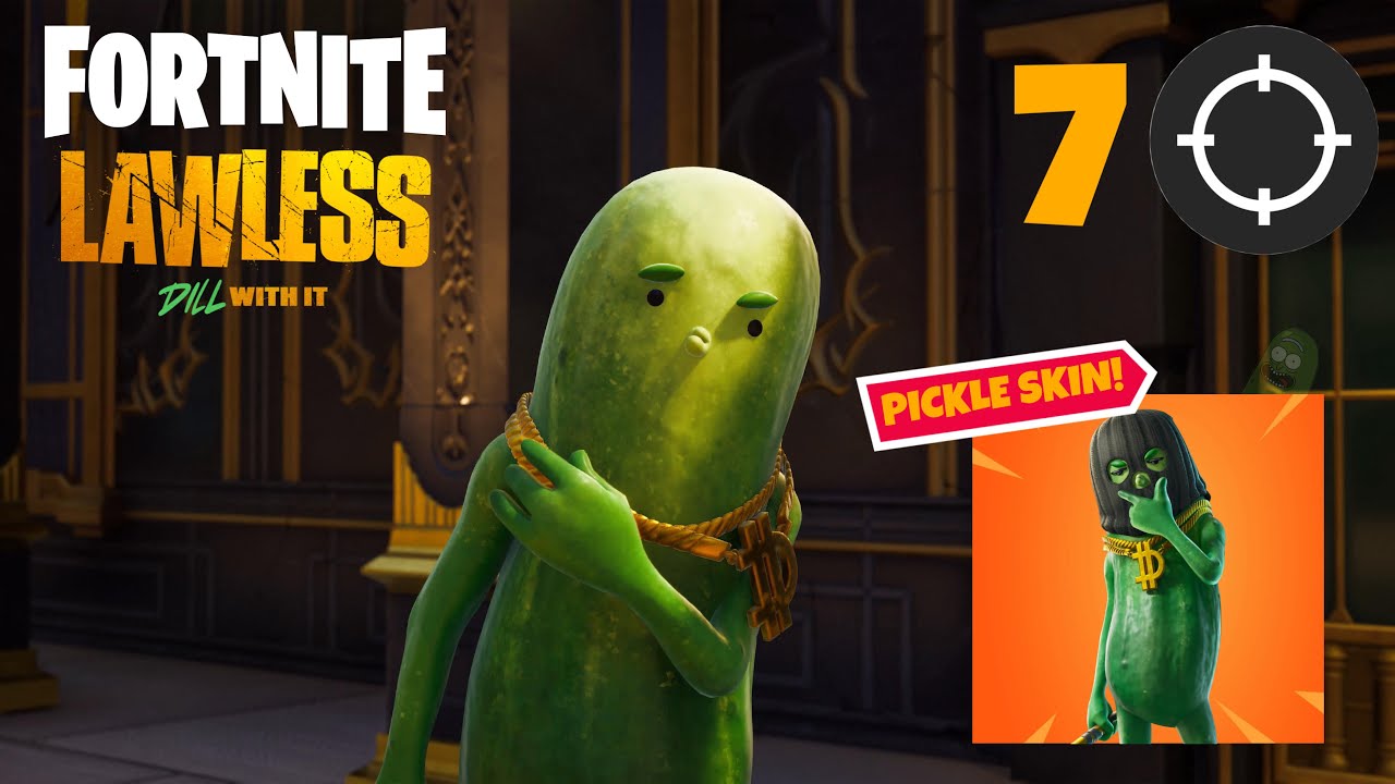 NEW BIG DILL PICKLE SKIN GAMEPLAY!! (Fortnite Chapter 6 Season 2 Lawless)