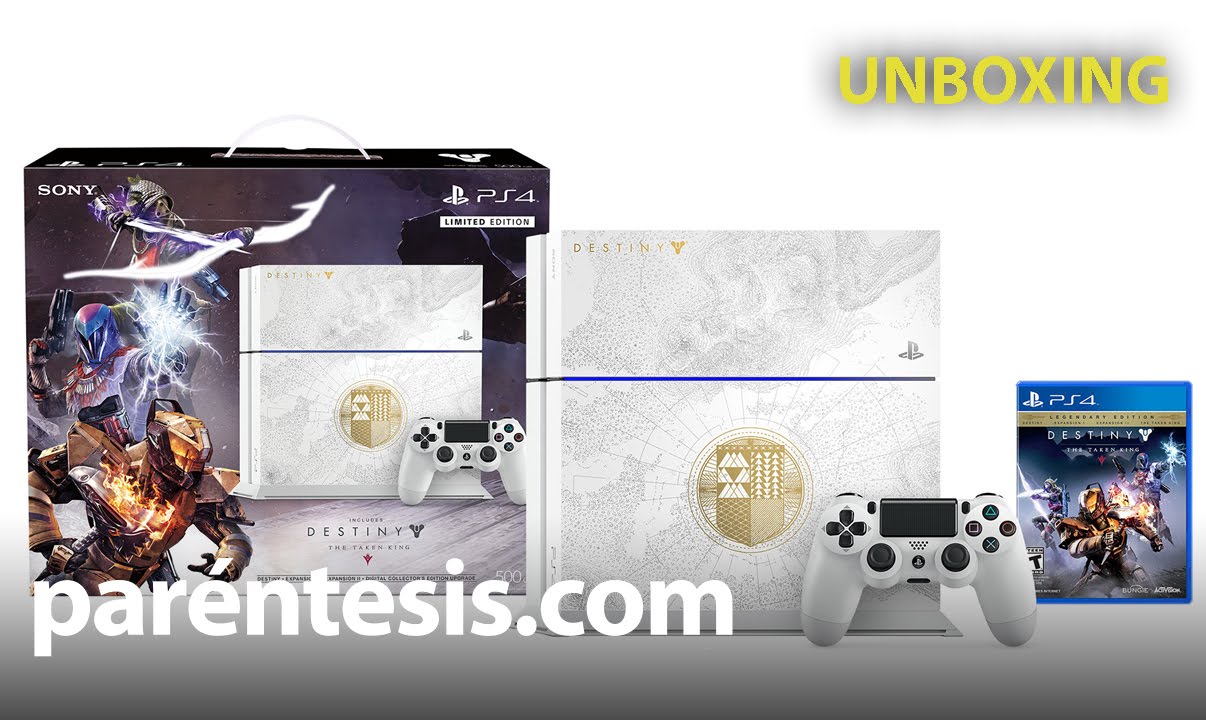 Unboxing PlayStation 4 Limited Edition Destiny The Taken King