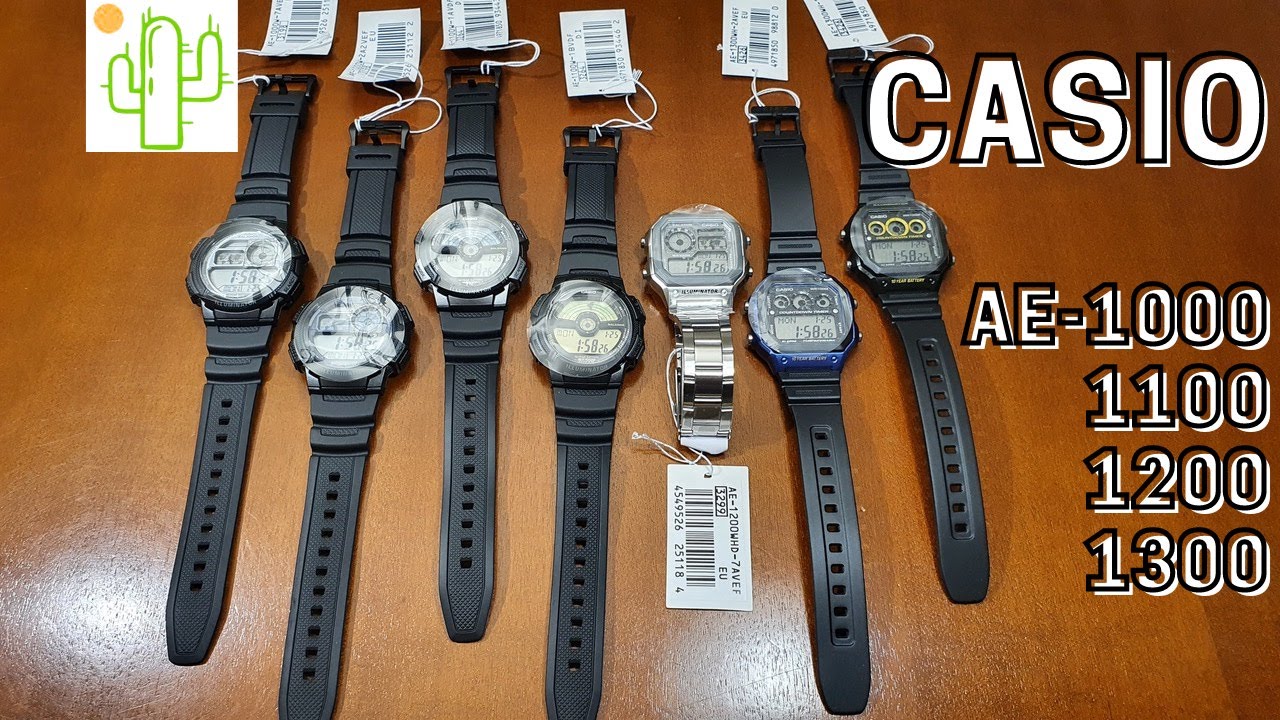 Prezentacja Casio AE-1000, 1100, 1200 i 1300 (Kaktus24.pl)