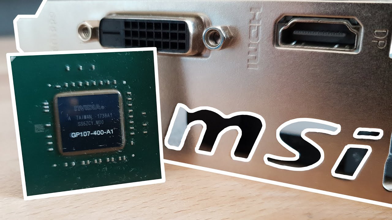 KARTA GRAFICZNA  po innym SERWISIE - MSI GTX 1050 TI 4GT OC