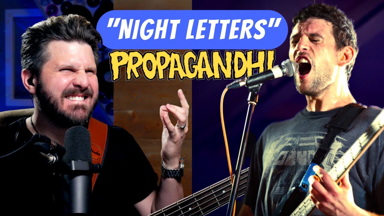 Back to PROPAGANDHI!!! Bass Teacher REACTS to "Night Letters"