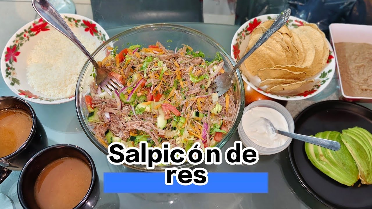 👩🏼‍🍳😋Receta fácil, salpicón de res 🤤👌🏼