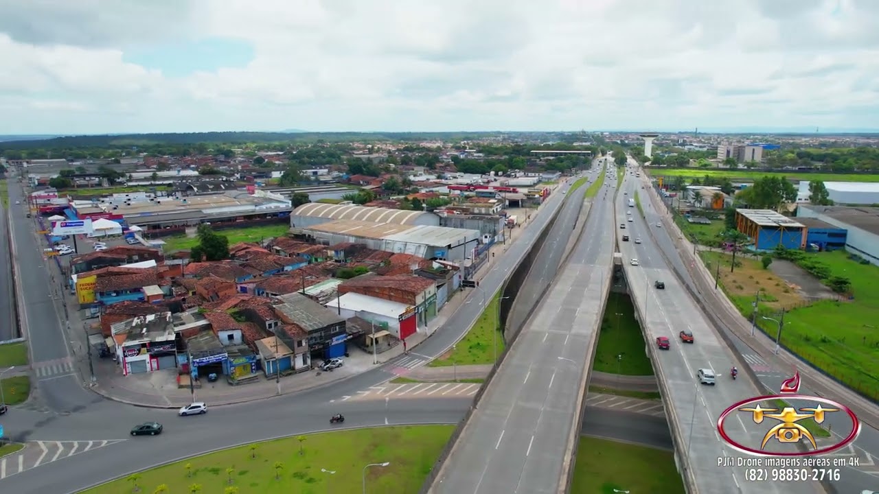 Do Antares - Até Satuba - Alagoas Brasil - Visto de cima em 5.7 K - Dji Air 2S