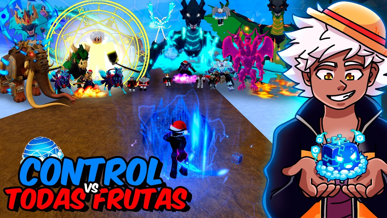NOVA FRUTA CONTROL REWORK v2 VS TODAS FRUTAS DO BLOX FRUITS - SHARKIZIM💙