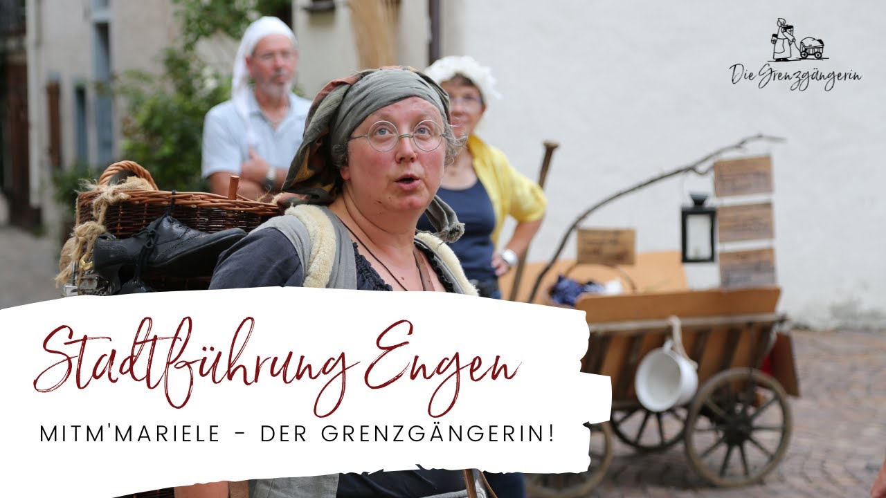 So sieht eine Erlebnisführung der Grenzgängerin in Engen aus!