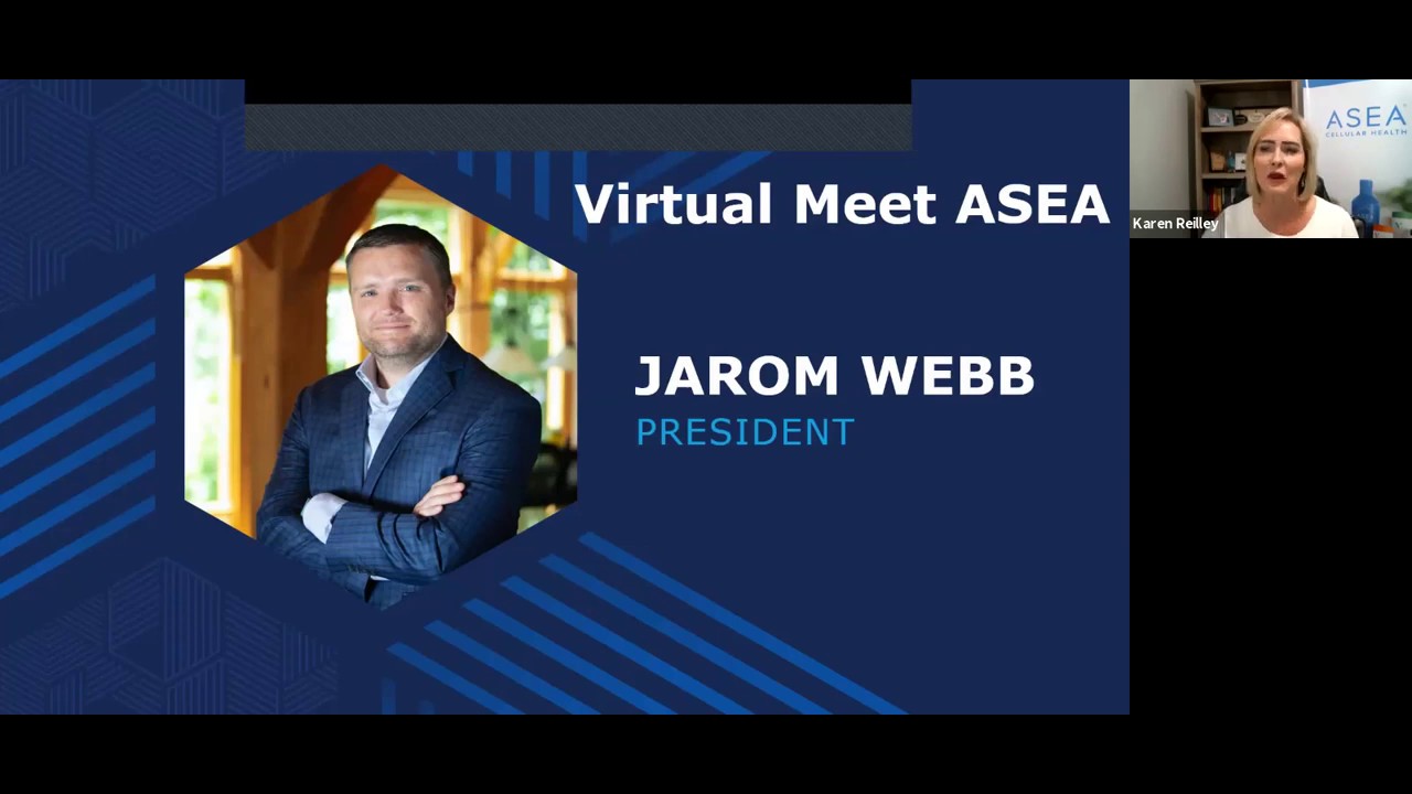 MEET ASEA with Jarom Webb, President sharing on ASEA - A Legacy Company