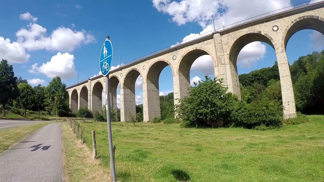 Unterwegs nach Altenbeken mit kurzem Spaziergang auf dem Viaduktwanderweg