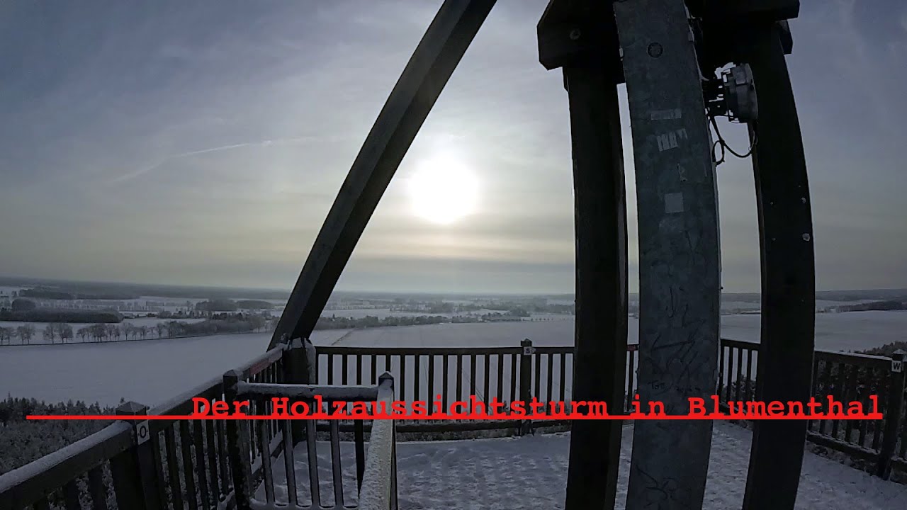 Der Holzaussichtsturm in Heiligengrabe-Blumenthal
