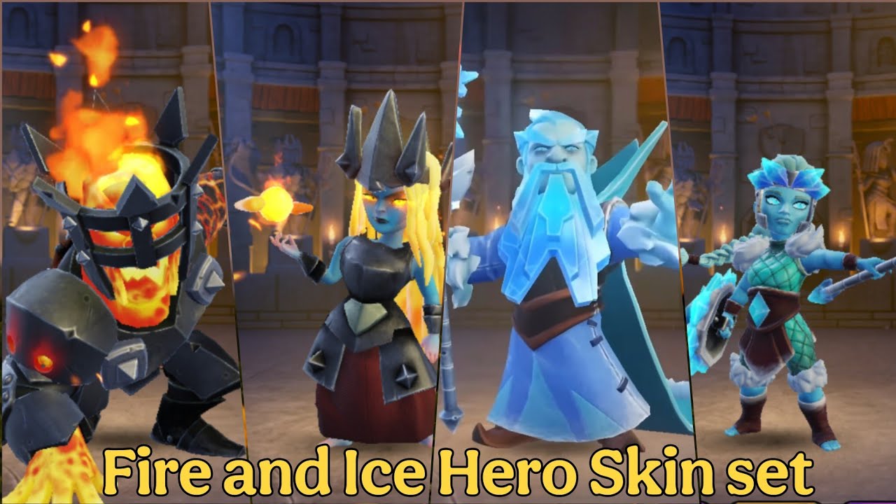 Fire and Ice Hero Skin Review | Clash of clans