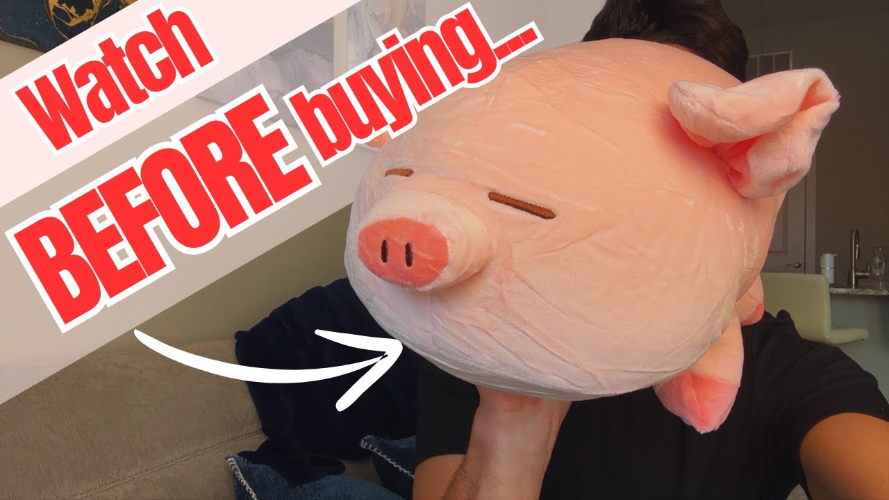 Review of CHDGIOHA Pig Stuffed Animal Plush Pillow - 15.7'' Kawaii Soft Pig Hugging Pillow, Adorable