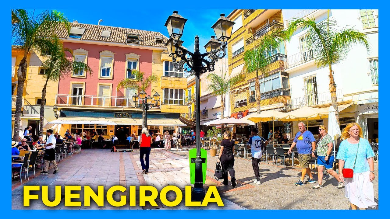 Fuengirola Spain - 4K Walking Tour Malaga Costa del Sol | Sunny Autumn 2025