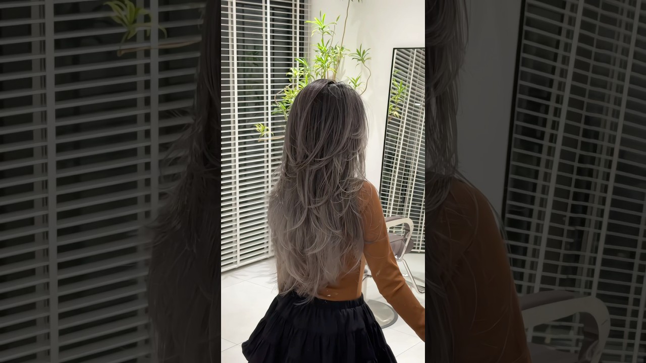 Grey balayage #balayage #haircolor
