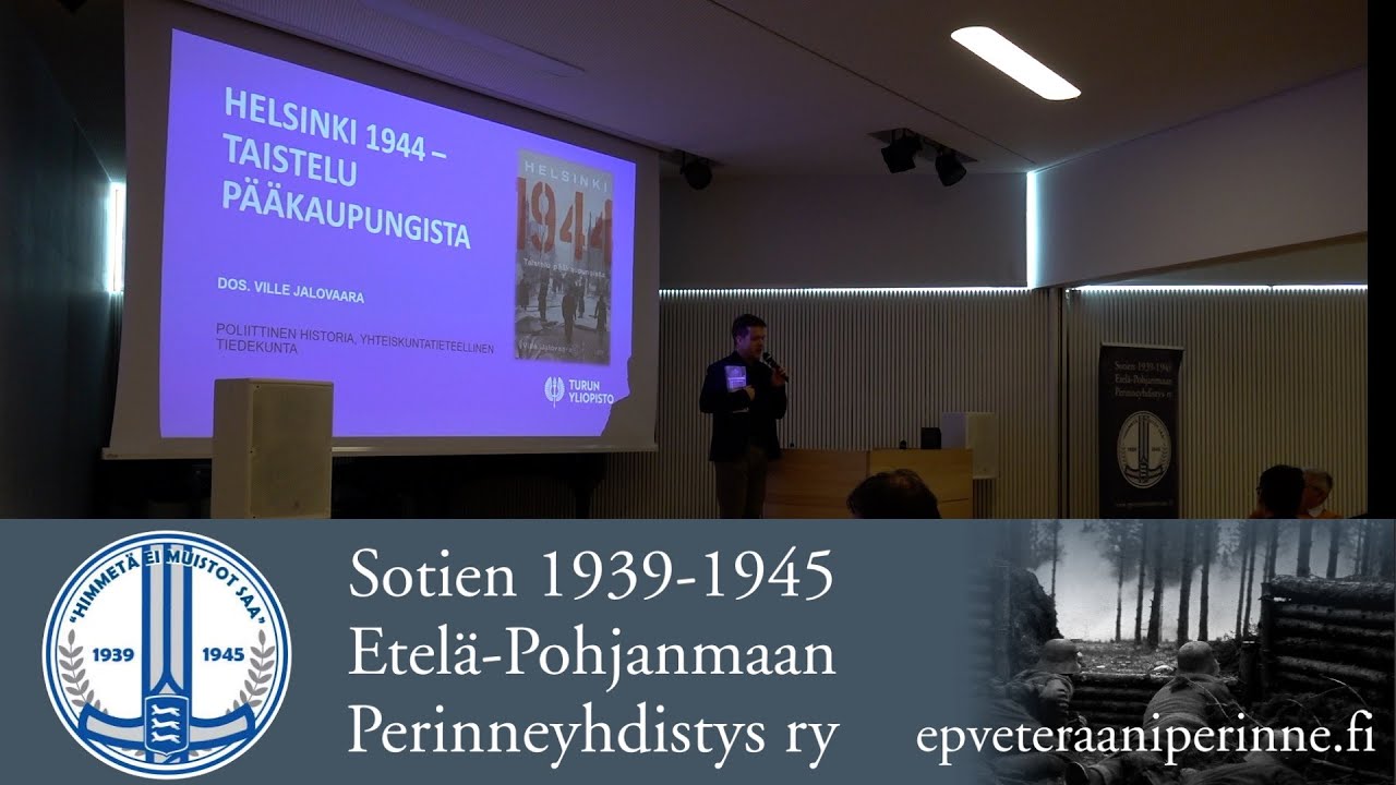 Luento Helsingin suurpommituksista 1944